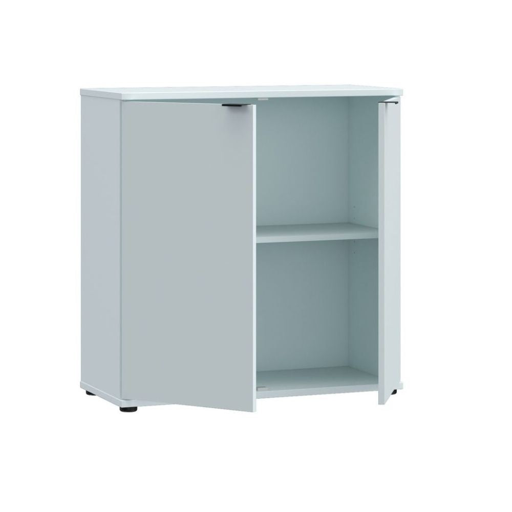 Mobile multiuso Segno con due ante  L 80 cm. colore grigio chiaro