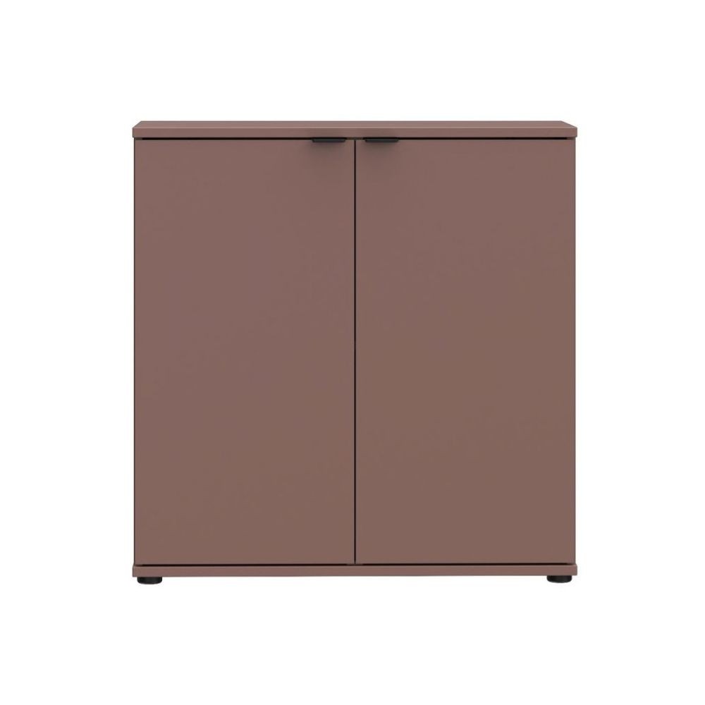 Mobile multiuso Segno con due ante  L 80 cm. colore terracotta