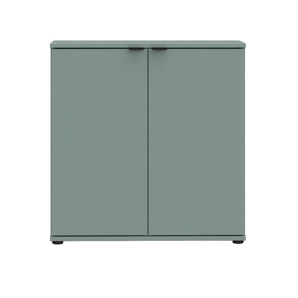 Mobile multiuso Segno con due ante  L 80 cm. colore verde salvia