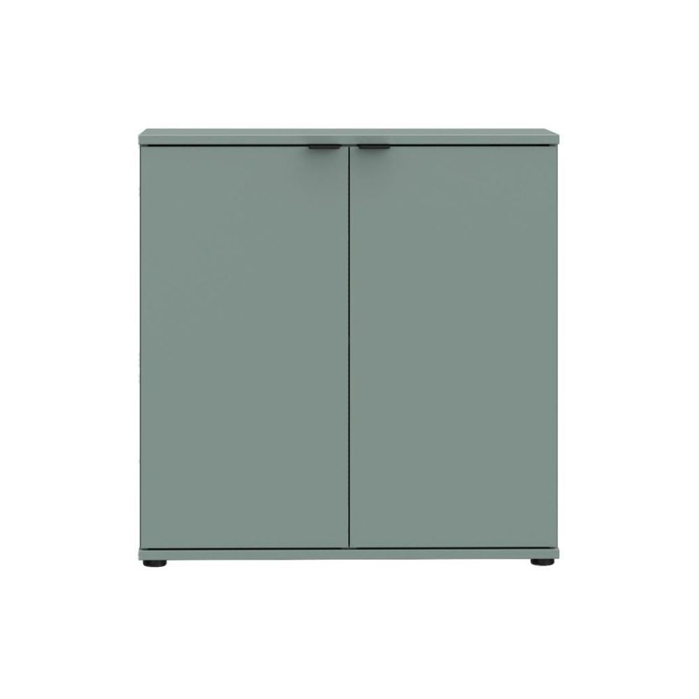 Mobile multiuso Segno con due ante  L 80 cm. colore verde salvia