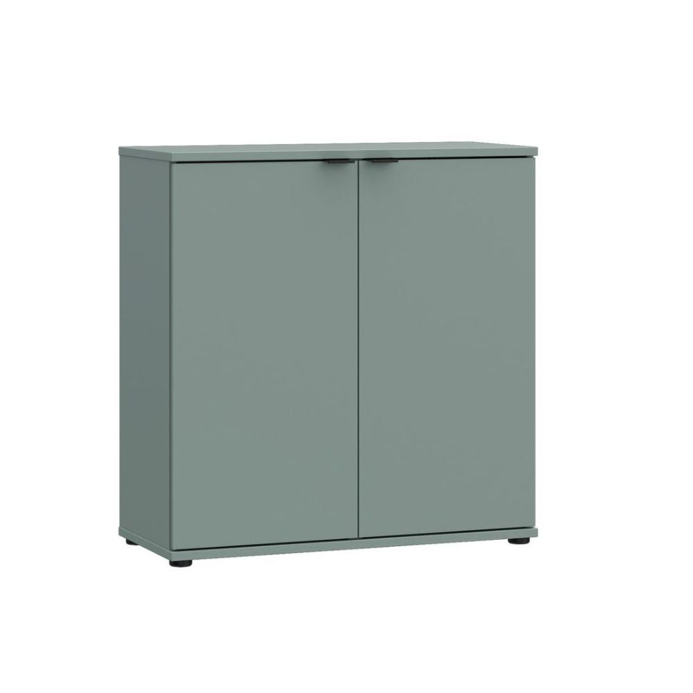Mobile multiuso Segno con due ante  L 80 cm. colore verde salvia