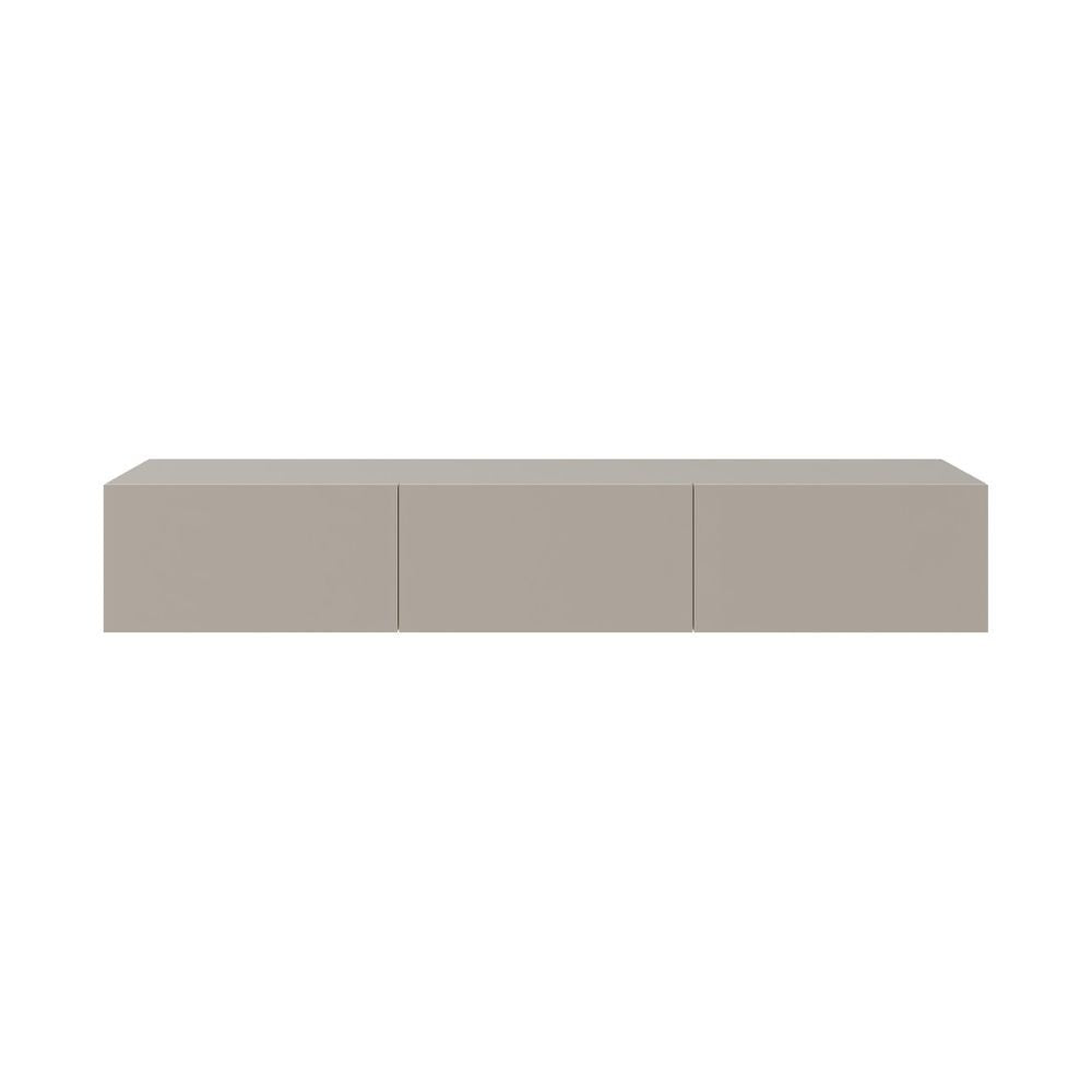 Mobile porta tv sospeso Francy 180 cm. con ante a ribalta in colore cashmere
