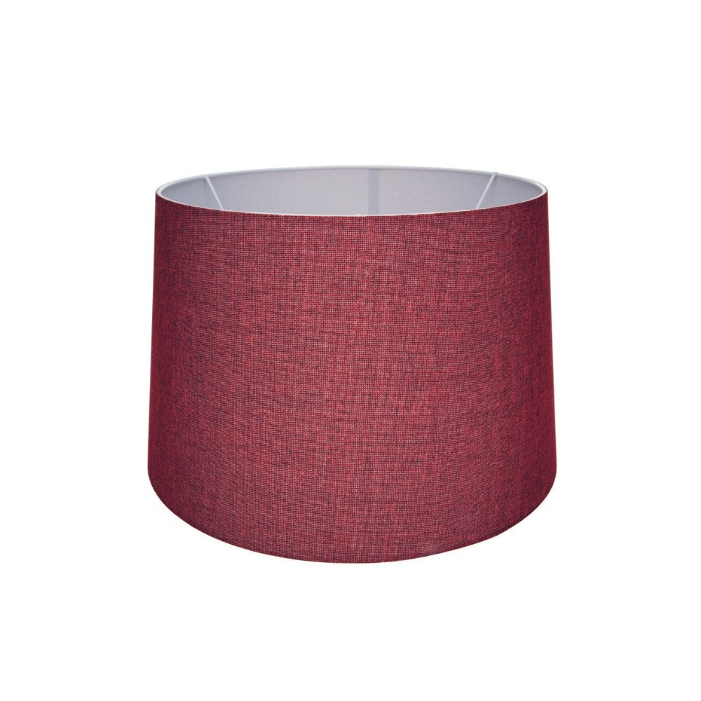 Paralume Deco MDL3011 in PVC effetto tessuto rosso