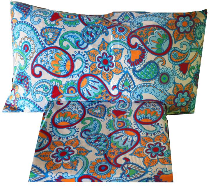 Parure Sacco Copripiumino federe letto matrimoniale stampa tipo desigual stock - Milano 7 Arte e Design
