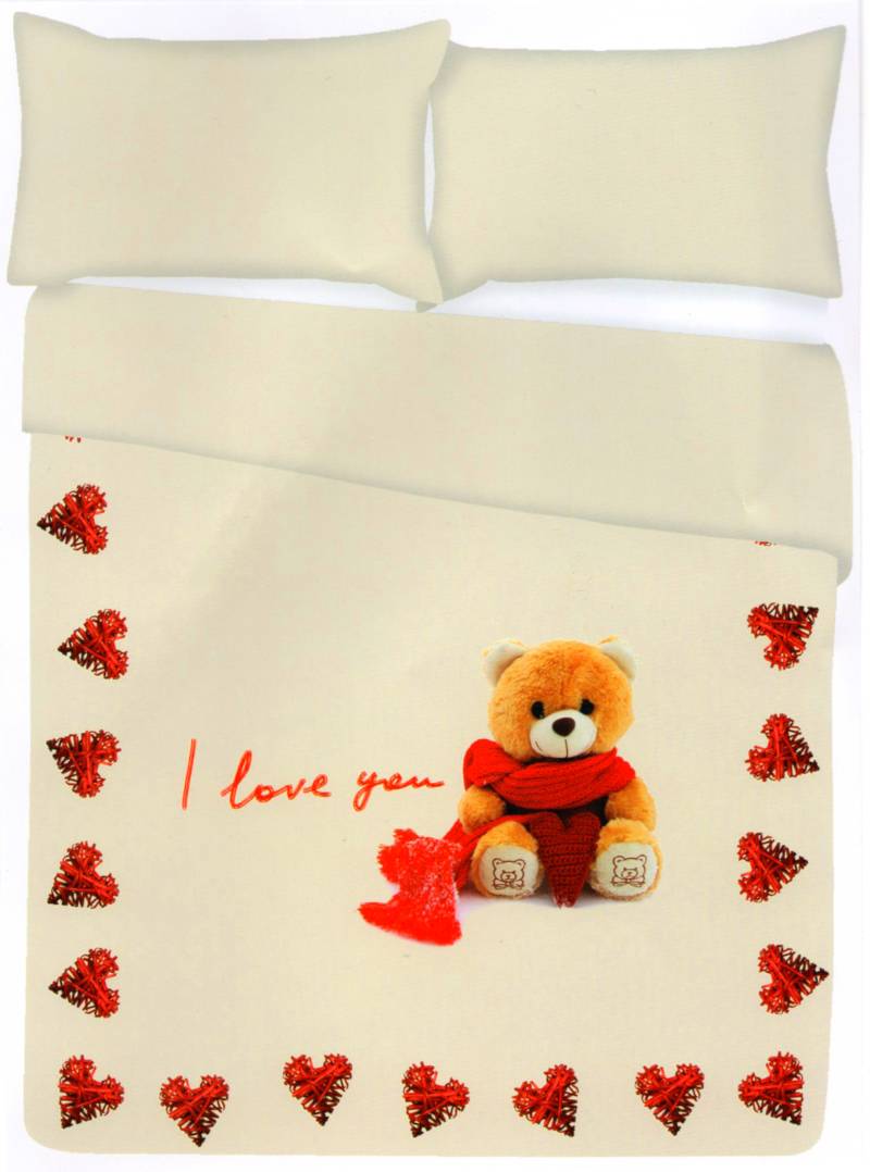 Parure SaccoCopripiumino Digitale letto matrimoniale Animali scatola idea regalo - Milano 7 Arte e Design