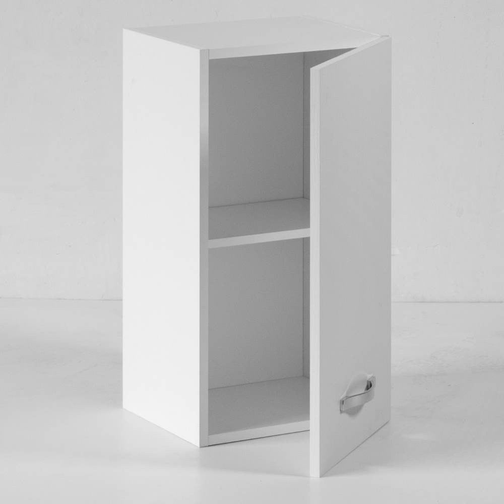 Pensile cucina 40x32x72H cm. con anta bianco frassinato