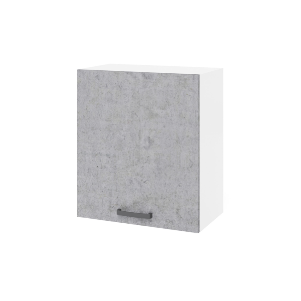 Pensile cucina 60x32x72H cm. con anta cemento