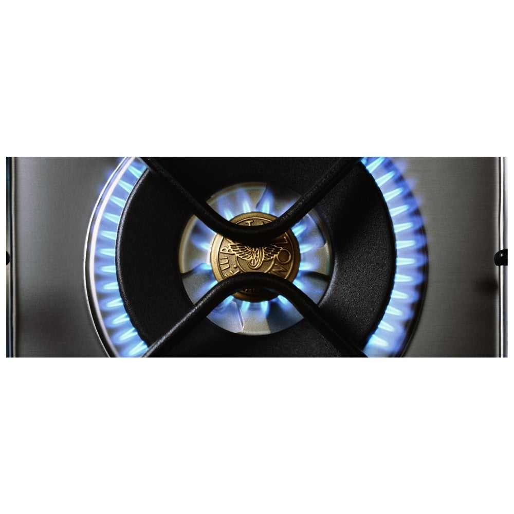 Piano cottura Bertazzoni PM36500X a gas da 90 cm. 5 fuochi con dual wok centrale inox