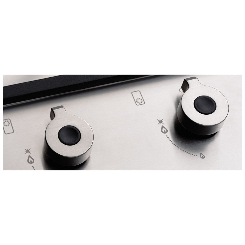 Piano cottura Bertazzoni PM36500X a gas da 90 cm. 5 fuochi con dual wok centrale inox