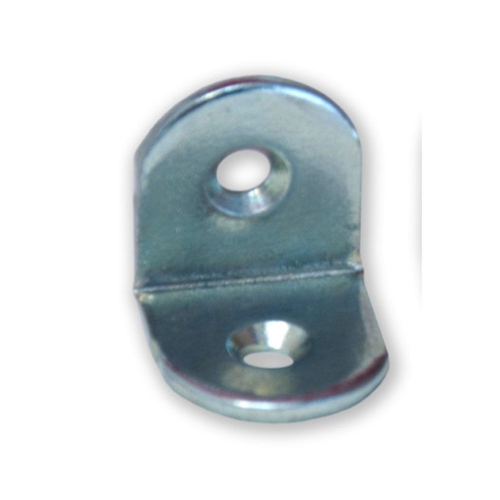 Piastra angolare 0176 zincato 2 fori 16x2 Made in Italy
