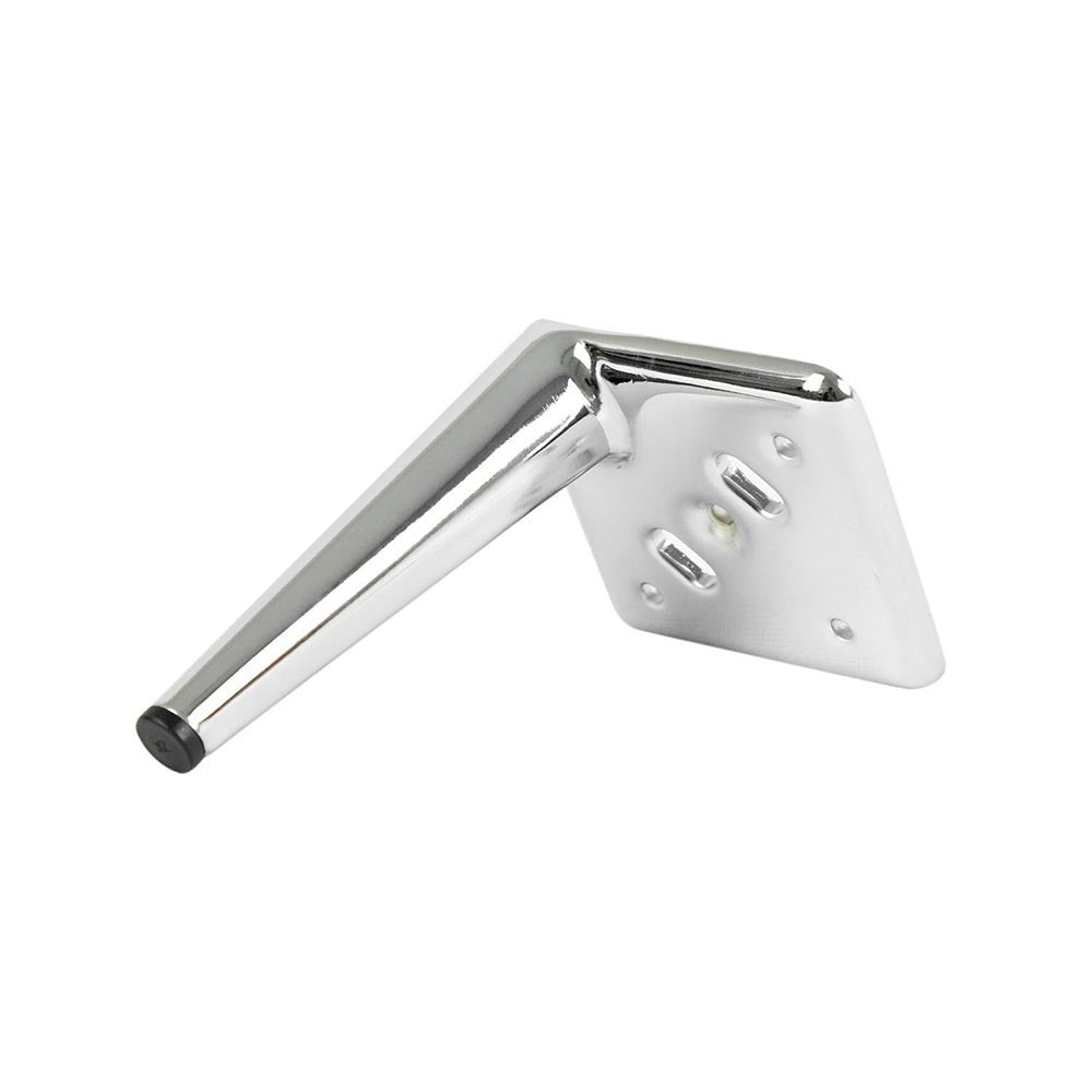 Piede in metallo Ago17 per mobili e complementi d'arredo H 17cm. cromato