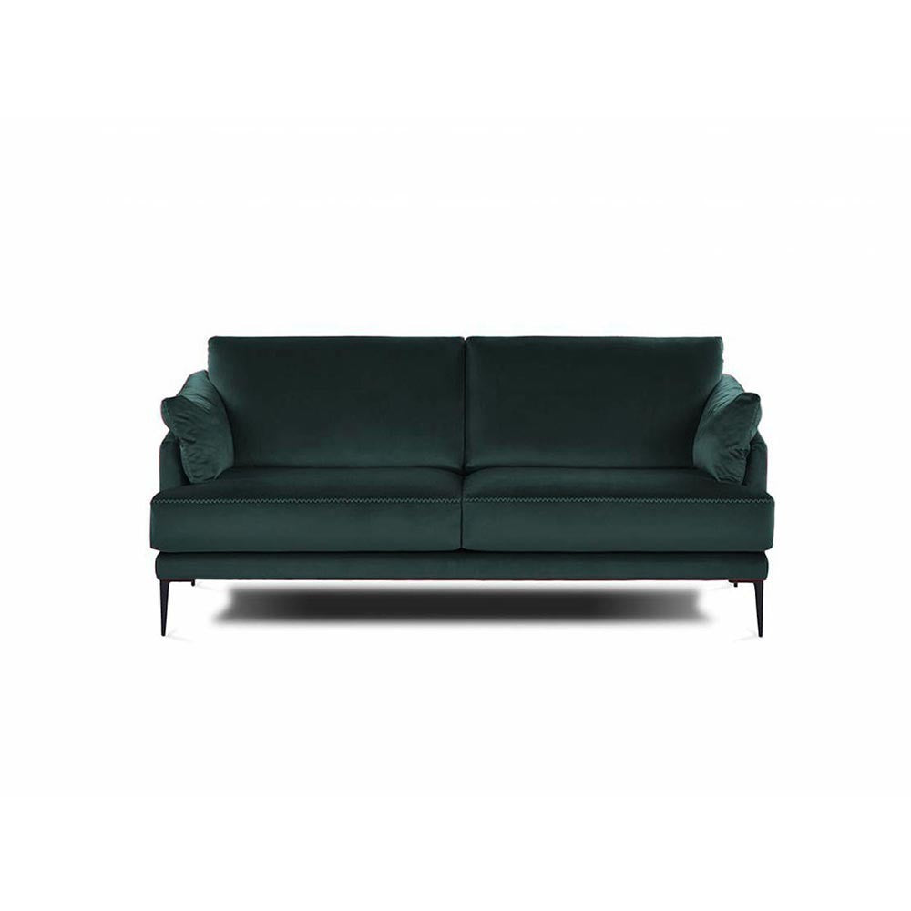 Piede in metallo Ago17 per mobili e complementi d'arredo H 17cm. nickel nero