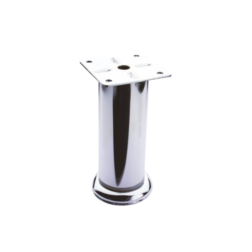 Piede metallo cromato h 20 diametro 5,1