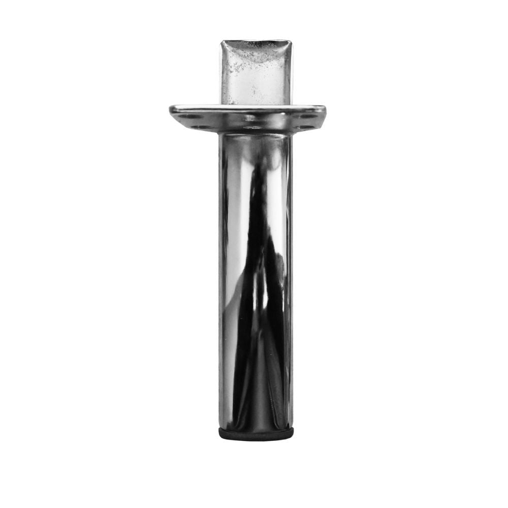 Piedino per mobile Scoby in acciaio cromato H 15 cm.