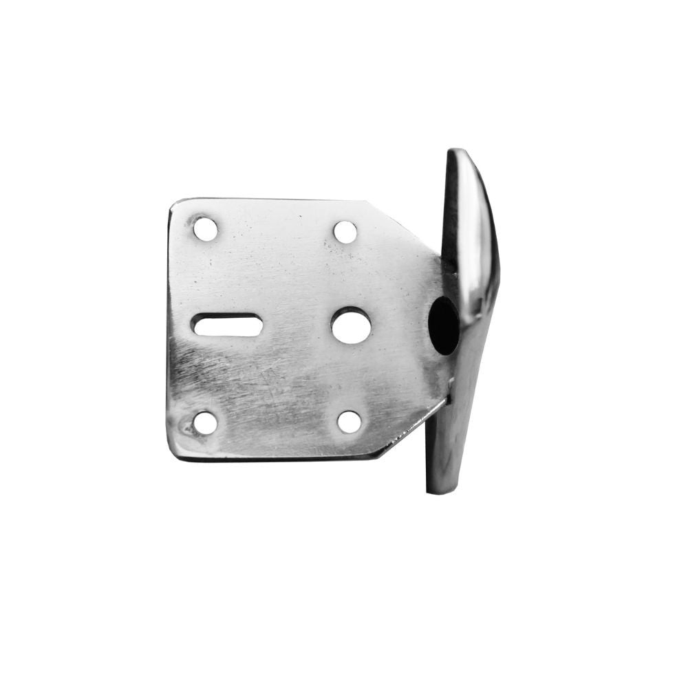 Piedino per mobile Scoby in acciaio cromato H 15 cm.