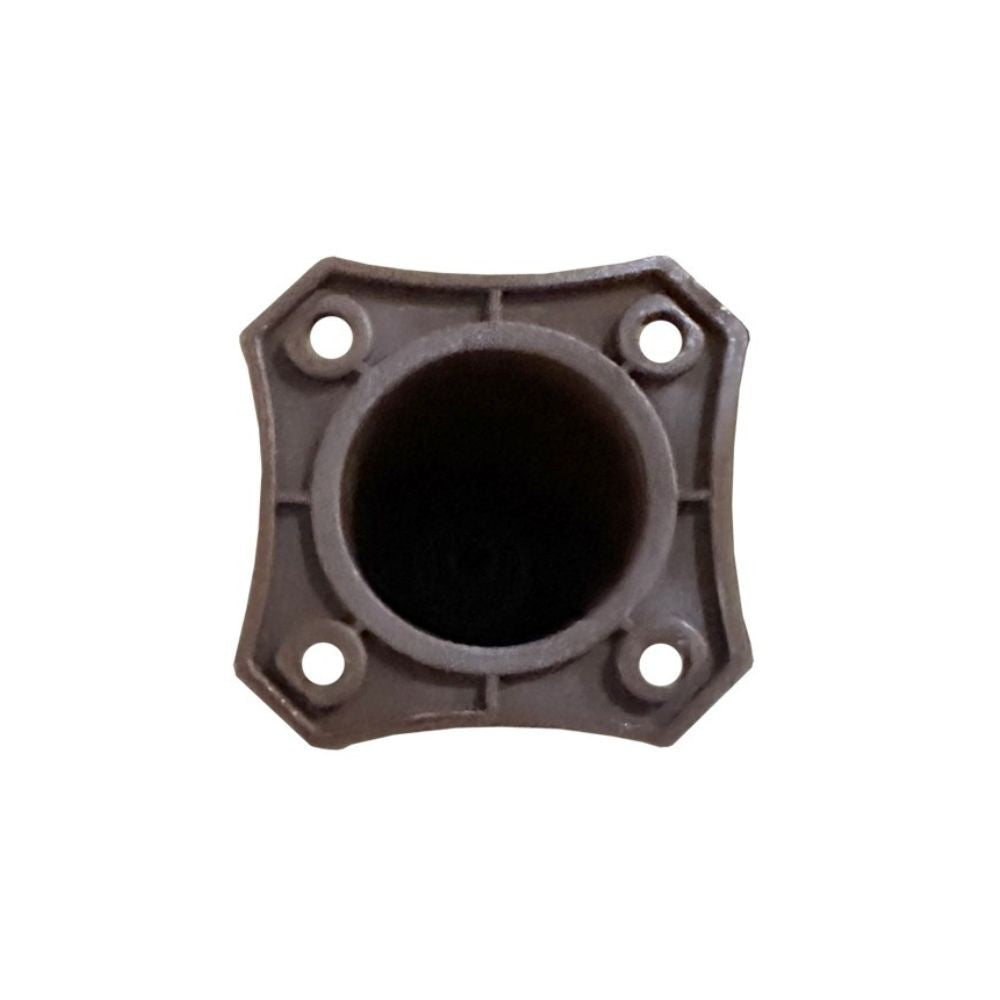 Piedino per mobile Y08MA in plastica colore marrone