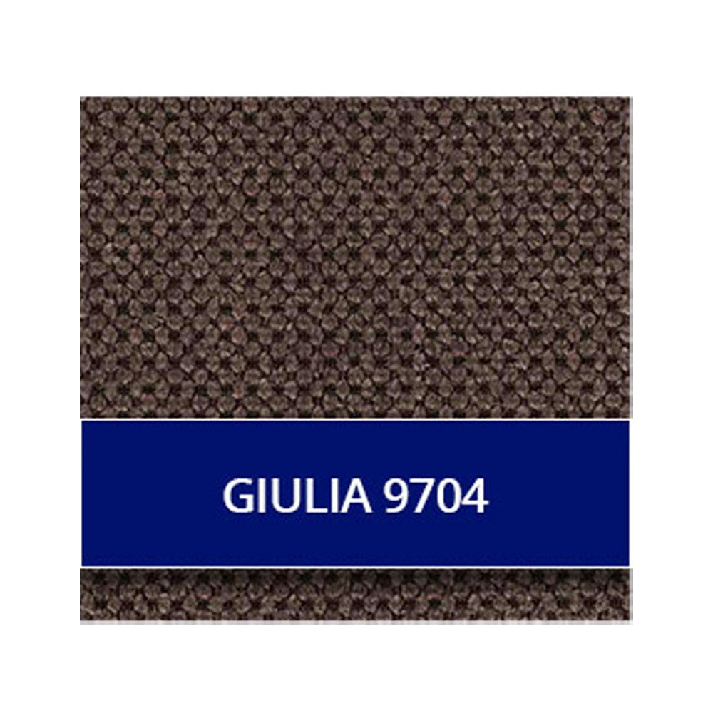 Poltrona alza persona Lift 2 motori con roller bar in tessuto Giulia 9704 brown