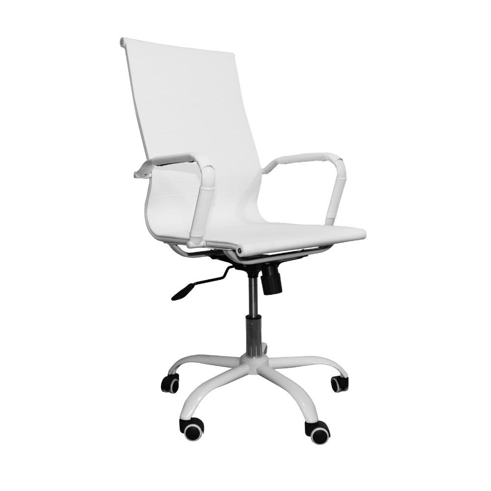 Poltrona da ufficio NuviaH con schienale altro colore bianco