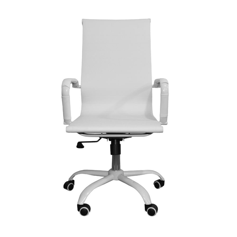 Poltrona da ufficio NuviaH con schienale altro colore bianco
