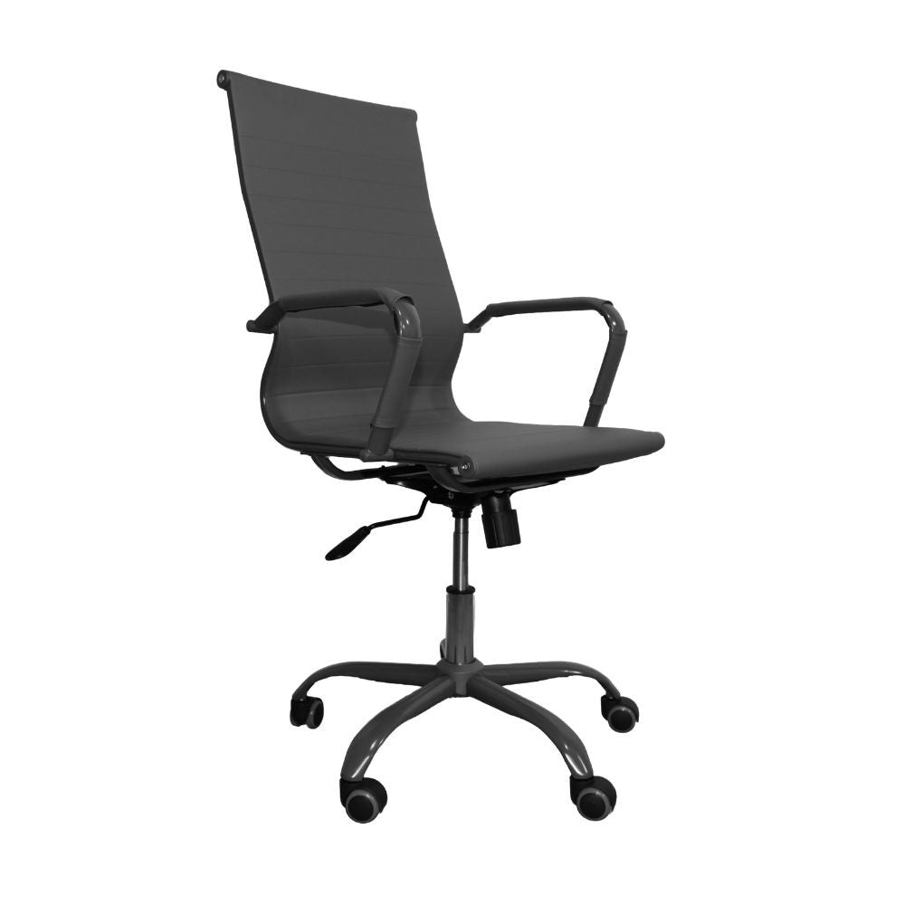 Poltrona da ufficio NuviaH con schienale altro colore grigio