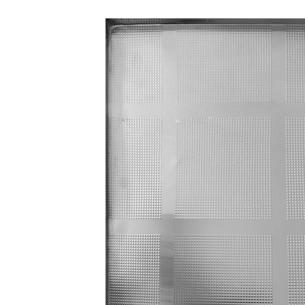 Protezione sottolavello alluminio goffrato spessore 0.3 mm senza guarnizione 414X500 mm.