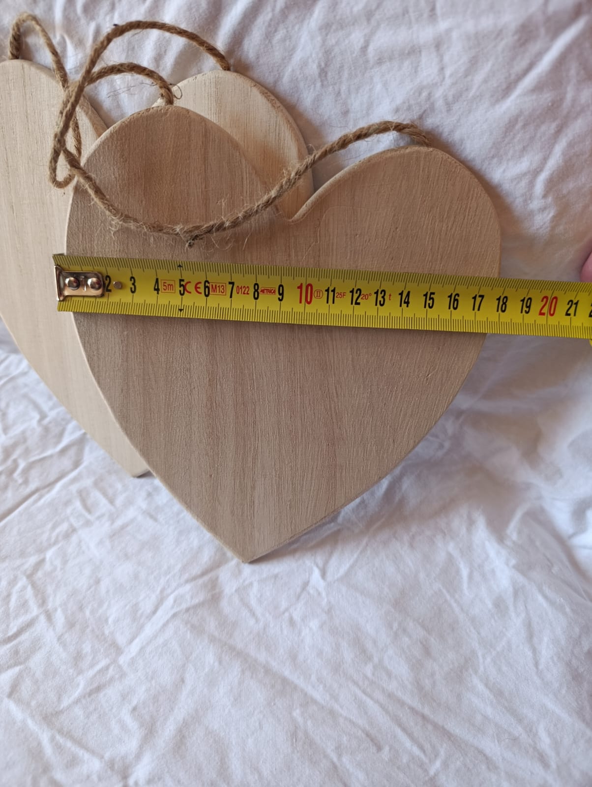 Cuori personalizzabili in legno