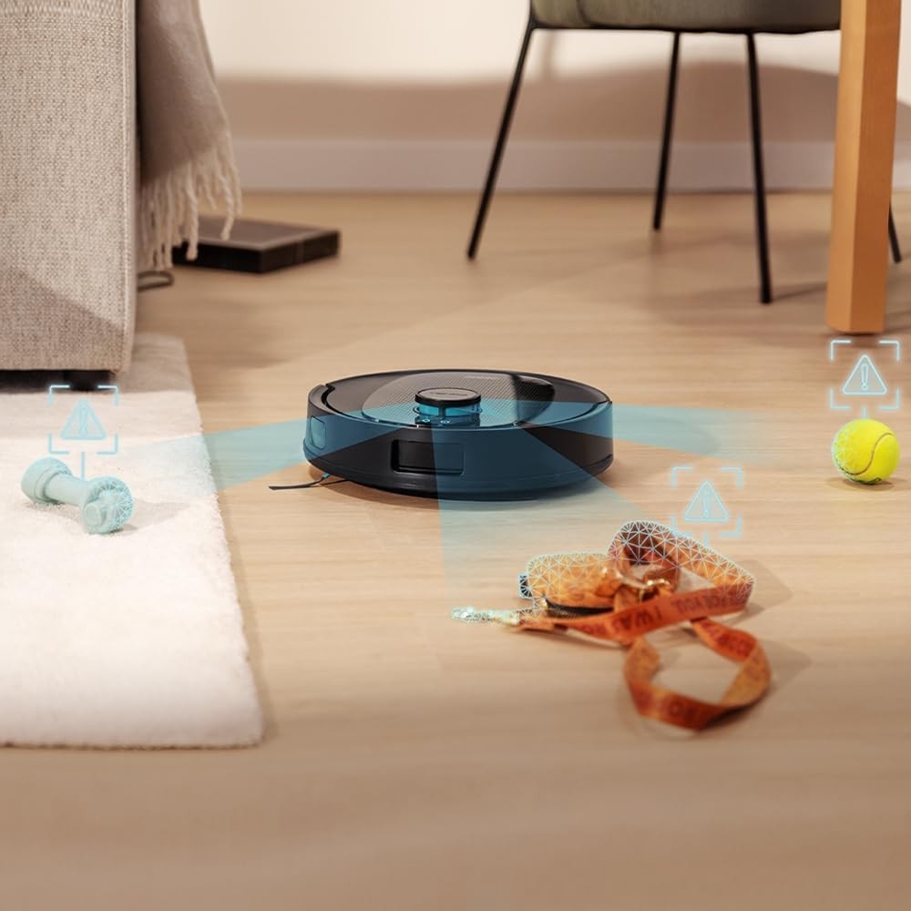 Robot aspirapolvere lavapavimenti Cecotec Conga Y80 X Treme con navigazione laser 13.000 Pa di potenza di aspirazione