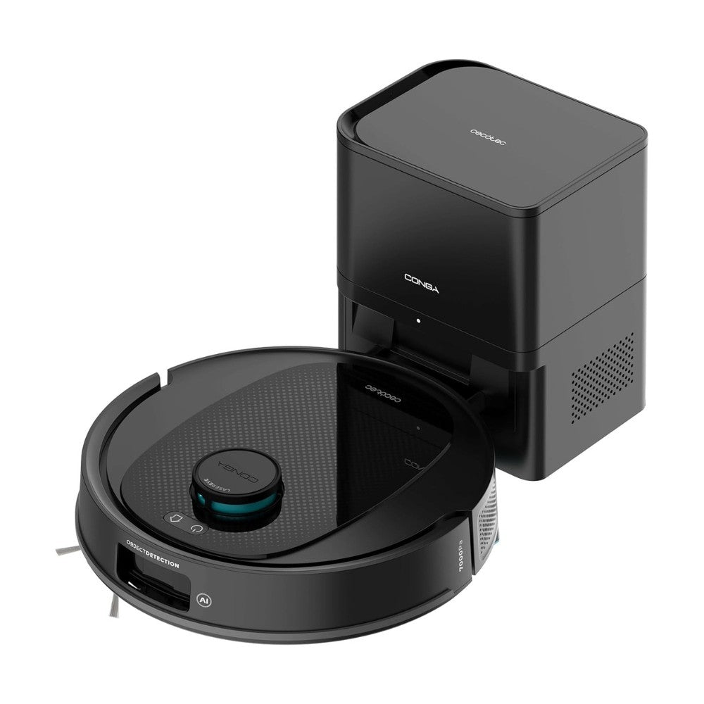 Robot aspirapolvere lavapavimenti Cecotec Conga Y80 X Treme con navigazione laser 13.000 Pa di potenza di aspirazione