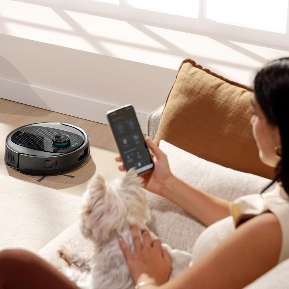 Robot aspirapolvere lavapavimenti Cecotec Conga Y80 X Treme con navigazione laser 13.000 Pa di potenza di aspirazione