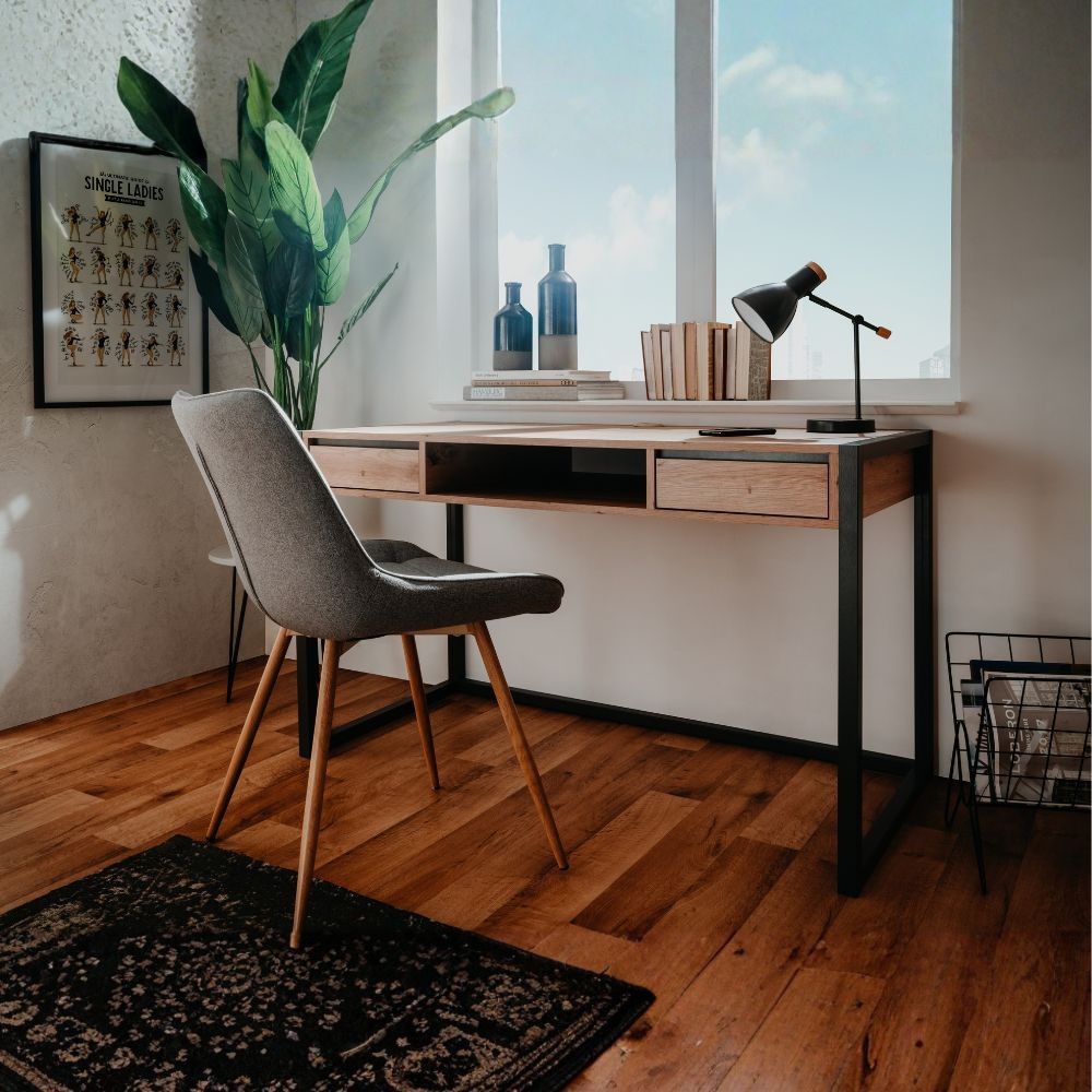 Scrivania Denver 30 L120xP60XH75 quercia antracite