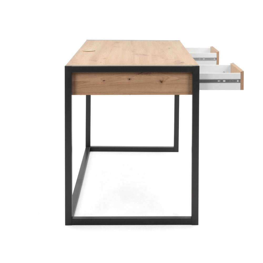 Scrivania Denver 30 L120xP60XH75 quercia antracite