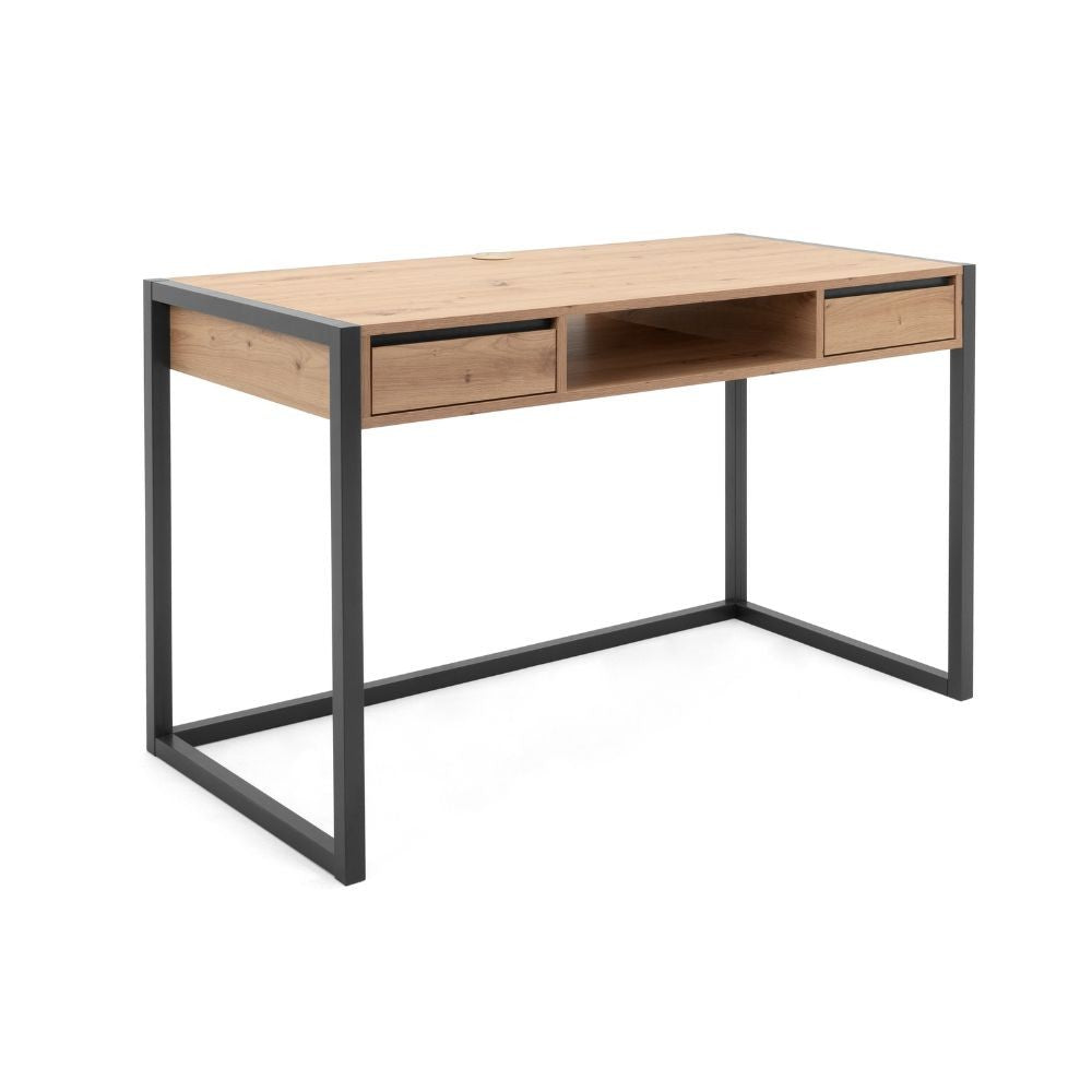 Scrivania Denver 30 L120xP60XH75 quercia antracite