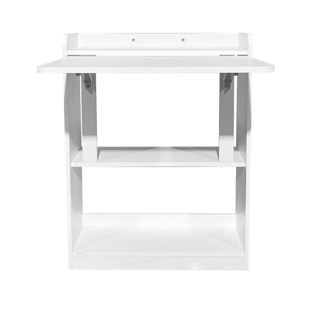 Scrivania tavolo pieghevole Plana colore bianco 64×56×H 82 cm