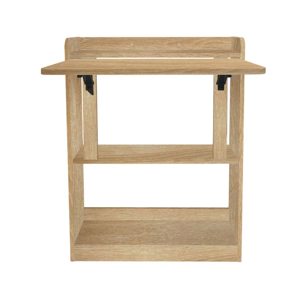 Scrivania tavolo pieghevole Plana colore rovere 64×56×H 82 cm