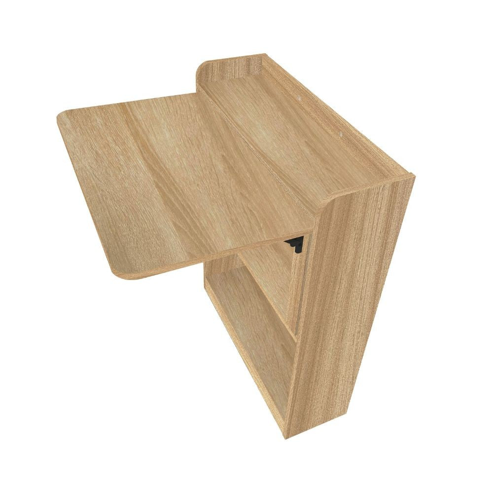 Scrivania tavolo pieghevole Plana colore rovere 64×56×H 82 cm