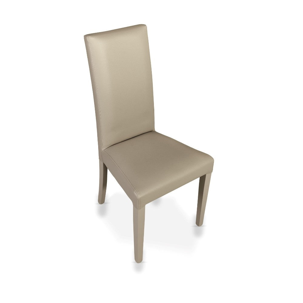 Sedia Nancy tortora standard set 2 pezzi