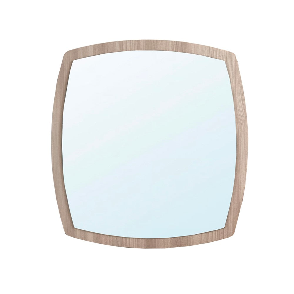 Specchiera Anders con cornice olmo 70x80