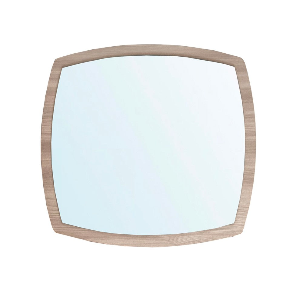 Specchiera Anders con cornice olmo 70x80