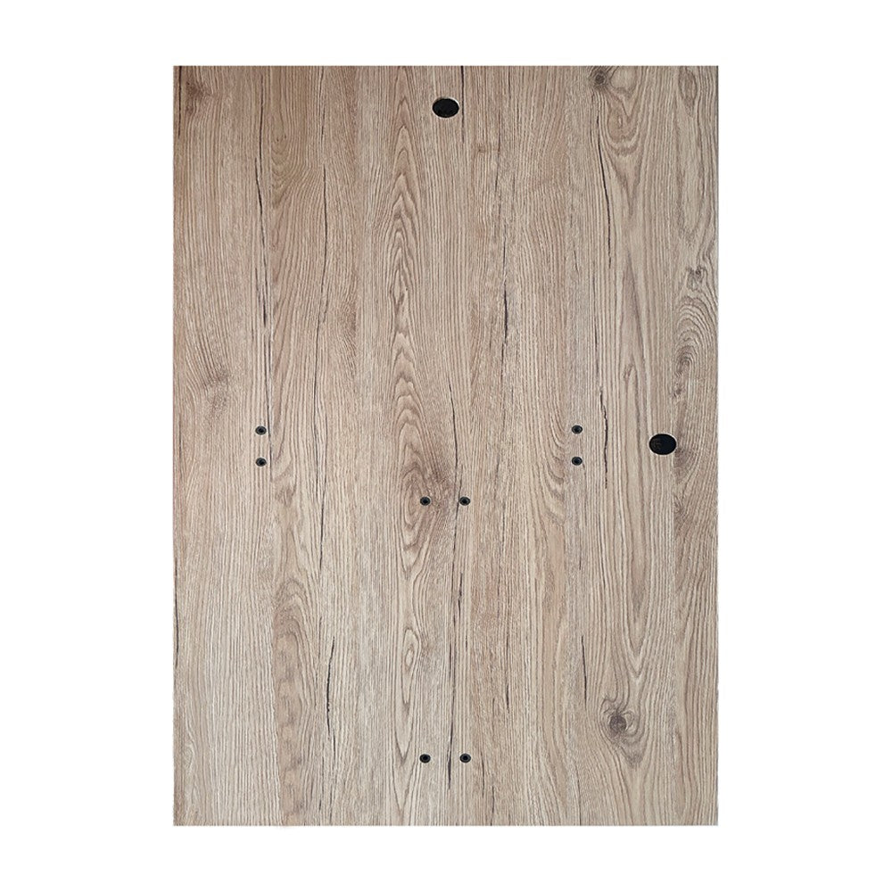 Specchiera rettangolare 0663 con cornice rovere 105x60 cm.