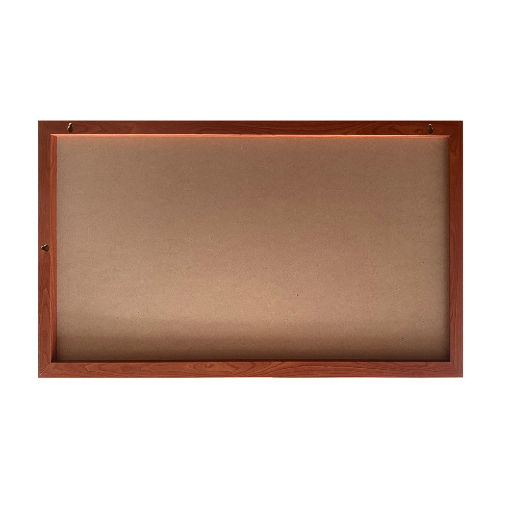 Specchiera SP49 rettangolare con cornice sintesi ciliegio 127x65 cm.