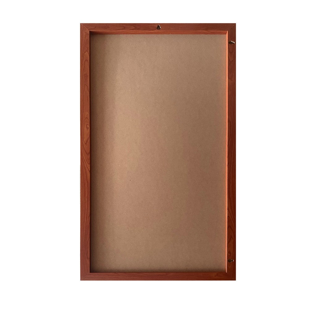 Specchiera SP49 rettangolare con cornice sintesi ciliegio 127x65 cm.