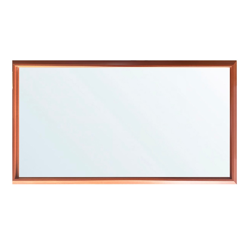 Specchiera SP49 rettangolare con cornice sintesi ciliegio 127x65 cm.
