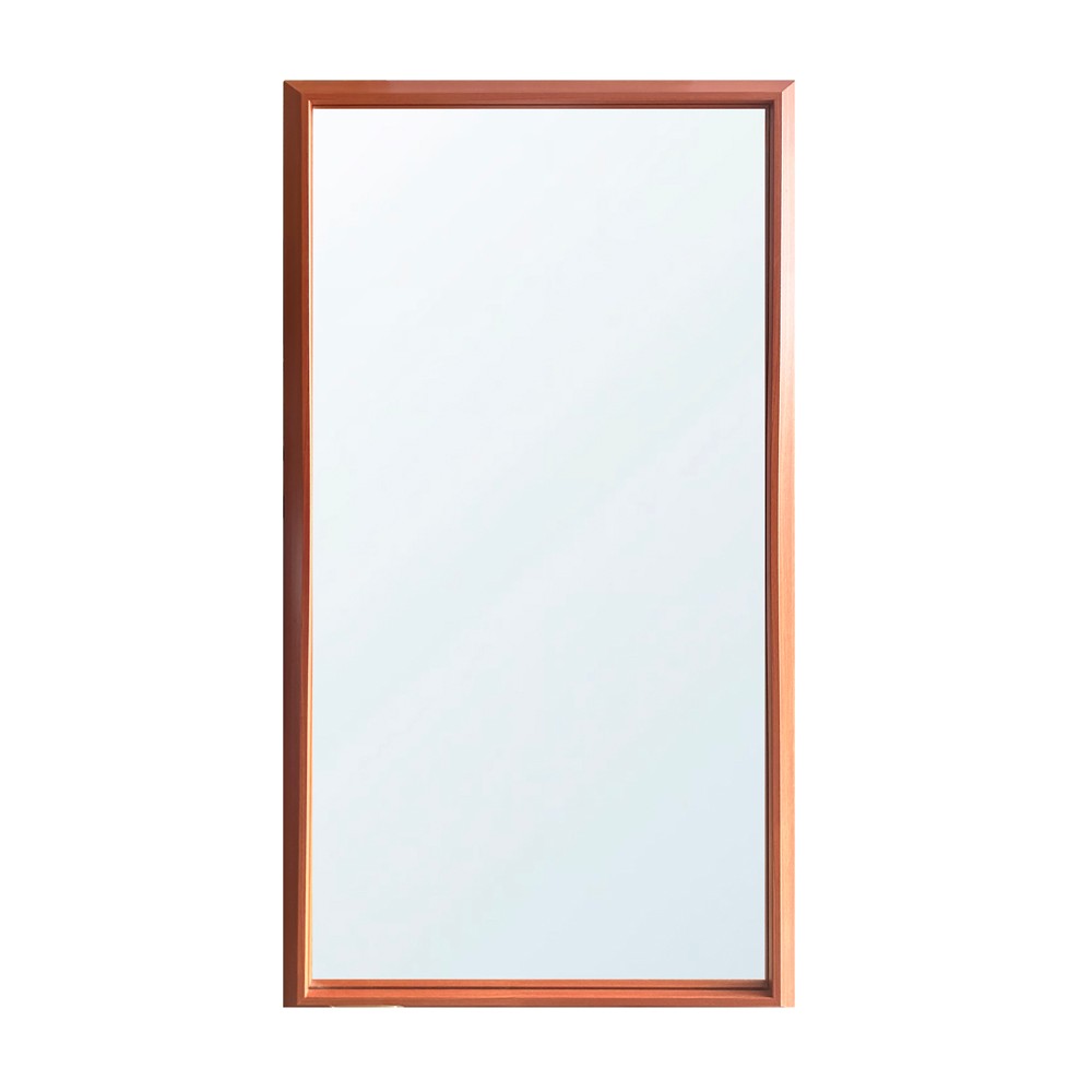 Specchiera SP49 rettangolare con cornice sintesi ciliegio 127x65 cm.