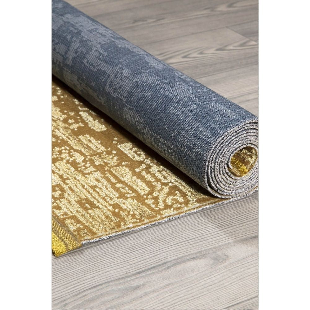 Tappeto antiscivolo Angel oro 160x230 superficie lucida