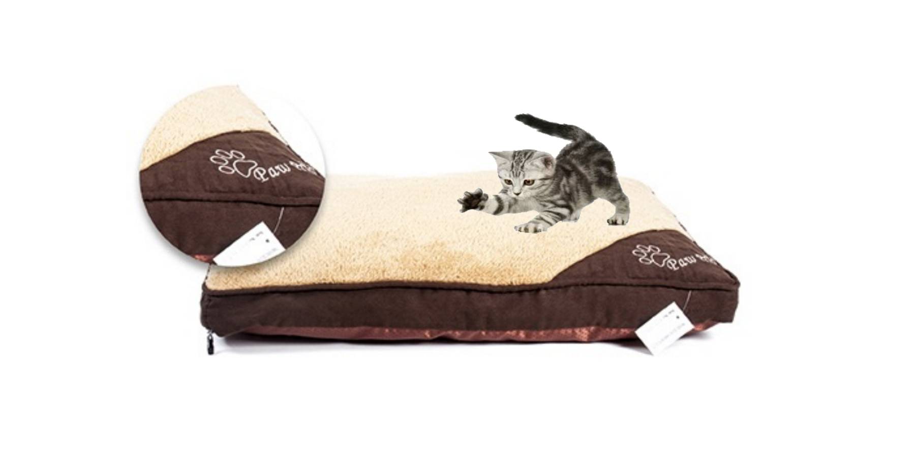 Tappeto Cuscino Imbottito per Animali Cani e Gatti morbido e confortevole - Milano 7 Arte e Design