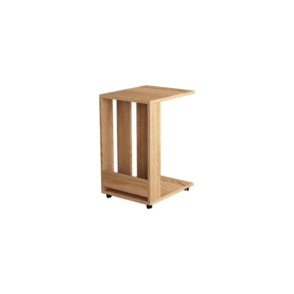 Tavolino da divano Edi porta pc e riviste rovere oak