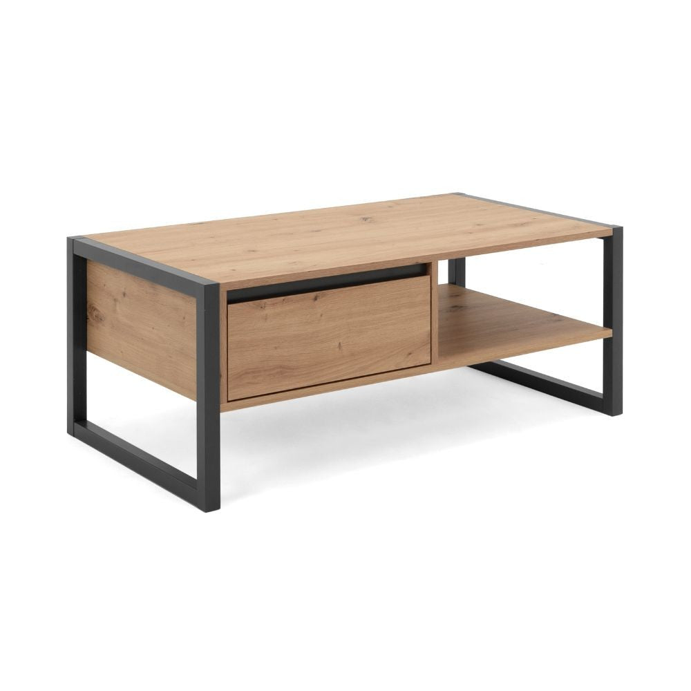 Tavolino da salotto Denver 55 L100xP55XH40 quercia antracite