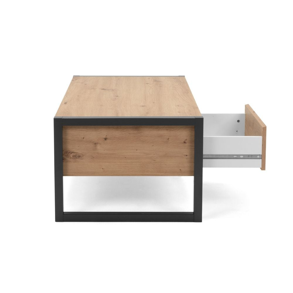Tavolino da salotto Denver 55 L100xP55XH40 quercia antracite