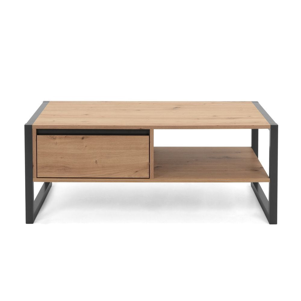 Tavolino da salotto Denver 55 L100xP55XH40 quercia antracite