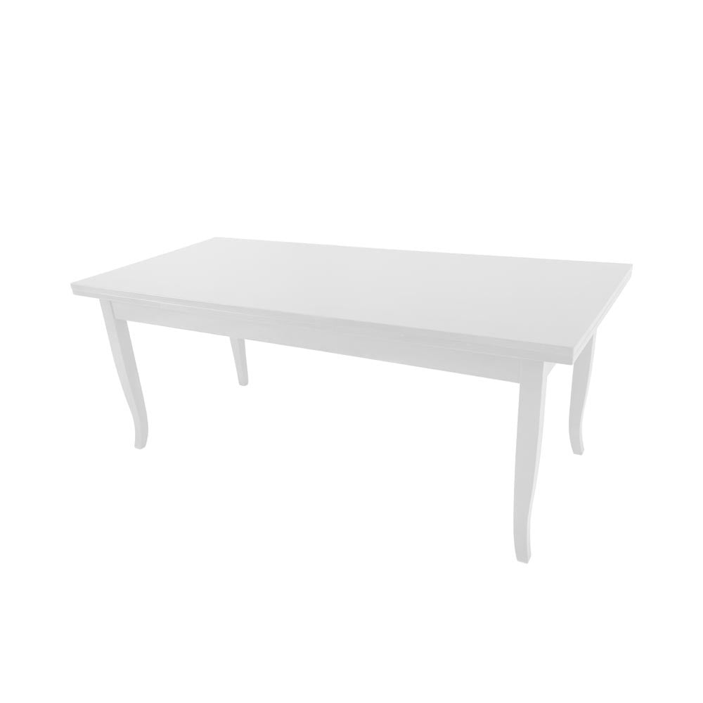 Tavolo allungabile Verona bianco 140x80